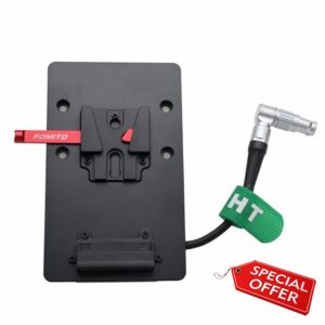 HangTon Battery Plate V-mount Power for RED Komodo-X Epic Scarlet Dragon DSMC2 V-Raptor Camera