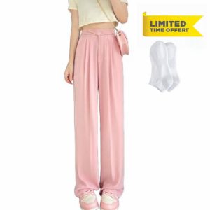 Woman's Casual Full-Length Loose Pants