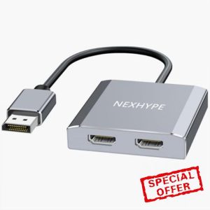 Displayport to Dual HDMI Adapter