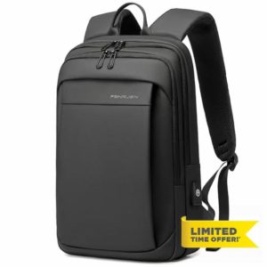 FENRUIEN Laptop Backpack Business Smart Backpack Waterproof fit 15.6 Inch Travel Durable Laptop Backpack with USB Charging Port (Regular)