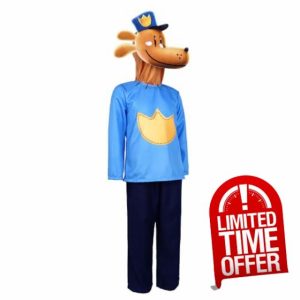 Tangsenyu Dog Man Costume for Kids Boys Fancy Dress Up World Book Day