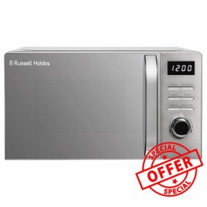Russell Hobbs Titanium Digital Microwave 20 Litre 800W Solo Digital with 5 Power Levels