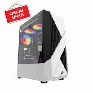 1st Player F3-A White ATX Gaming Case (No Fans Included)