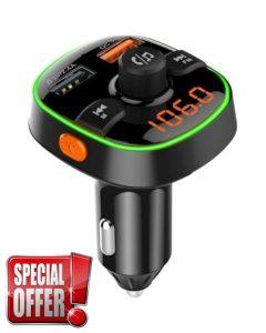Bluetooth For Car Car Bluetooth Transmitter Car MP3 Player Fast Charge BC52 Car Adapte