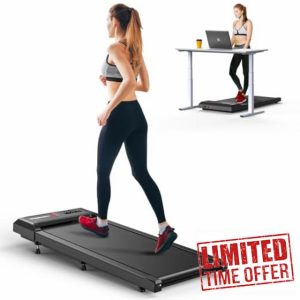 Cardirun Walking Pad Treadmill with Incline & Handle