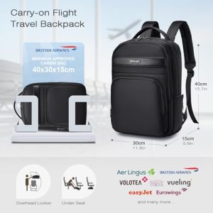 6 Inch Small Carry on Hand Luggage Flight Airport Bag for Women Beige