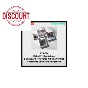 [Weverse Shop EXCLUSIVE POB] JIN Echo All Set [3 Standard + Weverse Albums Ver Set] 2nd Mini Album (via DHL Express)