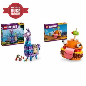 LEGO Fortnite Supply Llama + Durrr Burger Set Video Game Character Building Toy Collectible Figure 77071 + 7707