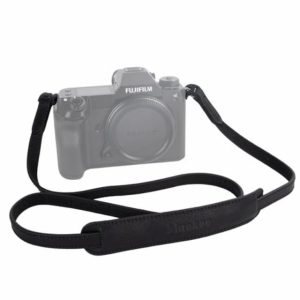MUZIRI KIINOKOO Genuine Leather Camera Neck Shoulder Strap with Triangle Rings Compatible for Most Cameras with Round Connection Holes - Length 110cm