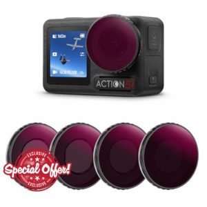 K&F Concept ND/PL Filters for DJI Osmo Action 4/5 Pro- ND8&PL