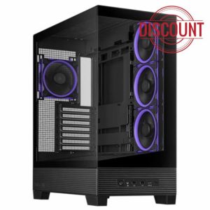 Asus A31 Plus ARGB Gaming Case w/Front & Side Glass Windows