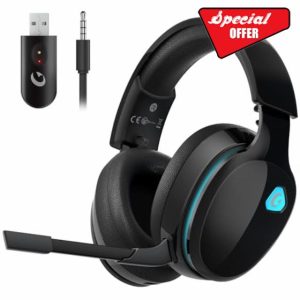 Gvyugke 2.4GHz Wireless Gaming Headset for PC