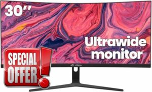 CRUA 30Inch Ultrawide Curved Monitor
