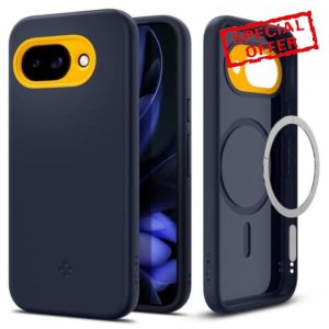 Spigen Nano Pop MagFit Case Compatible with Google Pixel 9a - Blueberry Navy