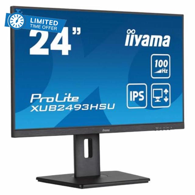 iiyama XUB2493HSU-B7 24 inch IPS Slim Bezel