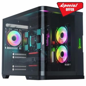 GAMEPOWER Warcry Vertex Curved Gaming PC Case