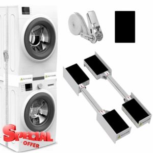 NIUXX Universal Slim Stacking Kit for Washer and Dryer
