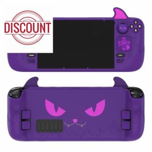 PlayVital Cute Demon Protective Case for Steam Deck LCD & OLED