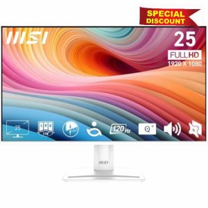 MSI PRO MP251W E2 24.5" FHD Office Monitor - 1920 x 1080 IPS Panel