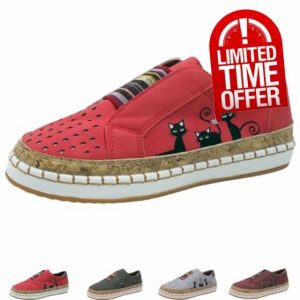 Rayootd Orthopedic Shoes for Women with Cats