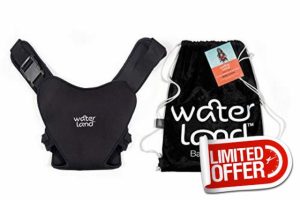 WaterLand Baby Carrier Innovative Carrier Seat for Water and Land - Waterproof Chest Strap for Toddlers with Adjustable Straps