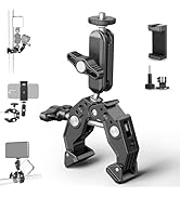 NEEWER Mobile Phone Video Rig, Mobile Phone Grip Stabiliser Cage with Cold Shoe and 1/4 Inch Thre...