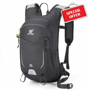 15L Hiking Backpack Small Travel Daypack Breathable Lightweight Day Hike Rucksack with Shoulder Pocket Women Me