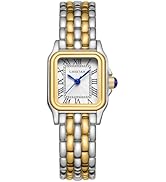 CHEETAH Small Ladies Watches for Women Analogue Quartz Womens Watch with Vintage Bracelet, Rectan...