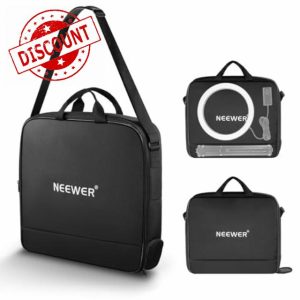 Neewer Ring Light Carrying Bag with Separate Storage Bag Expandable for Folded Light Stand Tripod