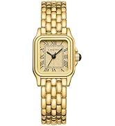 CHEETAH Small Ladies Watches for Women Analogue Quartz Womens Watch with Vintage Bracelet, Rectan...