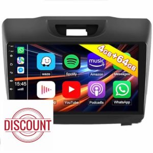 9 Inch Android 13 Car Stereo for Isuzu D-MAX 2012-2018