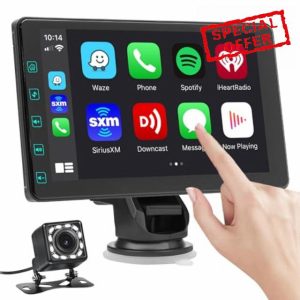 [Wireless] 7" Wireless Car Stereo with Carplay & Reverse Camera