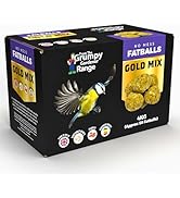 Grumpy Gardener Fat Balls - Deluxe Mix Wild Bird Fat Balls, Suet Balls Enriched with Beef Tallow,...