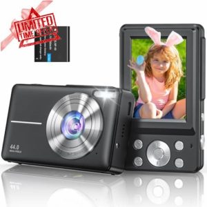 Digital Camera 1080P FHD 44MP with 2.4" LCD Display