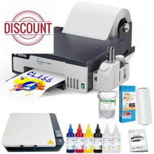 Carbcolords A3 DTF Printer - High-Speed Transfer Machine with White Ink Mixing System and Roll Feeder for DIY T-Shirts