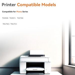 PG-575 / CL-576 XL for Canon Pixma TS3550i TR4750i TS3551i TS3750i TR4751i Printer (1 Black