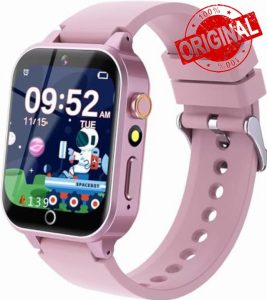 Kids Smart Watch Boys Girls - Smart Watch for Kids Smartwatch HD Touchscreen Camera 26 Games Music Player Video Alarm Step Counter