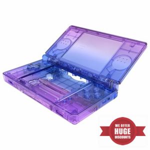 eXtremeRate Gradient Translucent Bluebell Replacement Full Housing Shell for Nintendo DS Lite