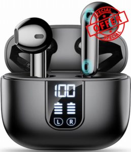 Wireless Earbuds Bluetooth 5.4 In Ear Buds 6 Mic ENC Noise Cancelling Clear Calls