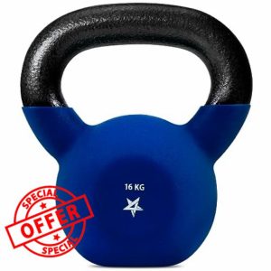 Yes4All 2-20kg Neoprene Coated Cast Iron Kettlebell