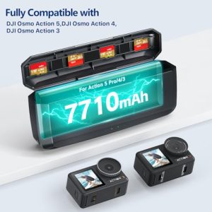 3 Slot Fast Charger Accessories for action 5 Pro/4/3 Camera(Not Included Battery)