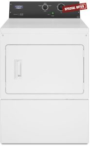 Maytag MDE20MNTGW 10.5kg American Style Vented Front Loader Dryer - White - H106 x W66 x D68.6 (cm)            [Energy Class A]