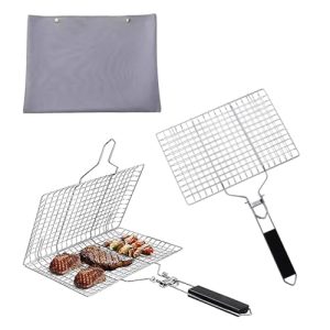 Folding Fish Grilling Basket