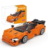 MCL P1 Racing Car Building Blocks, for McLaen Sports Car Building Kits, 348 PCS Speed Champions B...