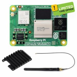 Waveshare CM5 Pi Compute Module 5，Comes with an Official Raspberry Pi CM5108032 (with Wireless