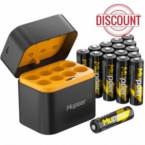 Rechargeable Battery AA with Charger