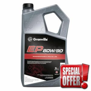Granville Hypoid EP 80/90 GL4 Manual Transmission & Gearbox Oil – 5L | Premium Gearbox Base Oil | Gear Oil - Extreme Pressure & Wear Protection Transmission Oil