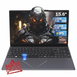15.6" Laptop PC 16GB DDR4 512GB SSD