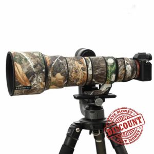ROLANPRO Waterproof Lens Cover for Sony FE 400-800mm f/6.3-8 G OSS Camouflage Rain Cover-#27 Jungle Camouflage Waterproof