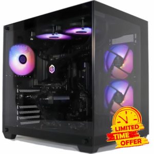 CyberPowerPC Luxe Gaming PC - AMD Ryzen 7 9800X3D